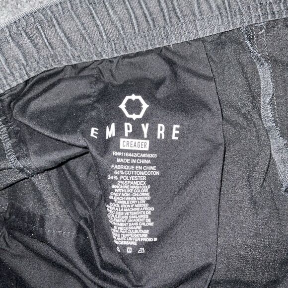 Empyre Pants Mens Size S Gray Creager Jogger Twill Casual - Picture 8 of 10